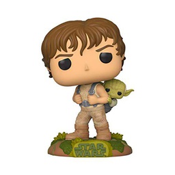 Funko - Pop! Star Wars - Training Luke with Yoda Figura Coleccionable