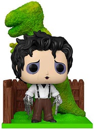 Funko - Pop! Deluxe Edward Scissorhands - Edward &amp; DinoHedge Figura Coleccionable