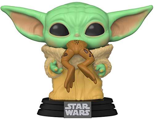 Funko- Pop Star Wars:The Mandalorian-The Child w/Frog Figura Coleccionable