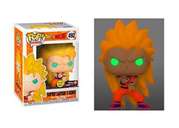 Funko Pop! Dragonball Z Super Saiyan 3 Goku Glow in The Dark GITD Exclusive Variant