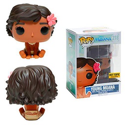 Funko - Figura Disney Vaiana/Moana - Young Moana, muñeca Moana sentada