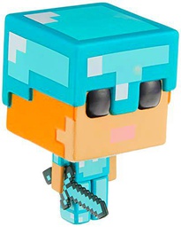 Funko - Figurine Minecraft - Alex In Diamond Armor Exclu Pop 10cm