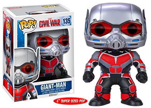 Funko 7228 Marvel 7228 6 Inch &quot;POP Bobble Marvel Captain America CW Giant Man&quot; Action Figure