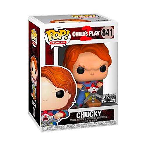 Funko Pop! 44836 Movies - Child'S Play 2 - Chucky with Buddy &amp; Scissors Exclusive #841