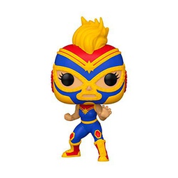 Funko- Pop Marvel Luchadores Captain Juguete coleccionable