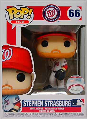 Funko 54645 POP MLB Nationals- Stephen Strasburg (Home Uniform)