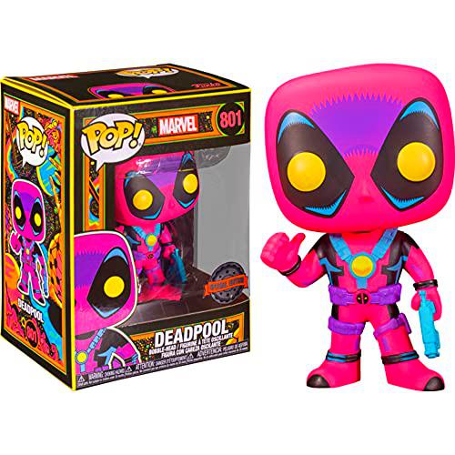 Funko Pop Marvel Deadpool Blacklight Figure