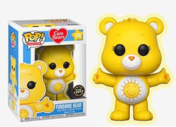 Funko Care Bears Pop! Animación Funshine Bear Chase Variante Glow in The Dark Figura de Vinilo