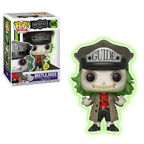 POP Funko Beetlejuice w/ Hat 605 Glows in The Dark