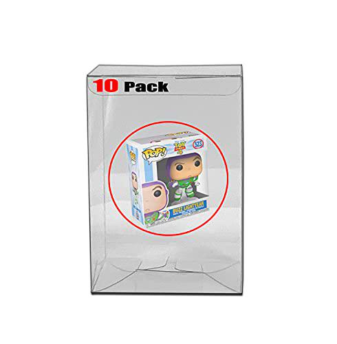 Ruitroliker Acid-Free - Carcasa protectora de plástico transparente compatible con figuras de vinilo Funko Pop de 4 pulgadas