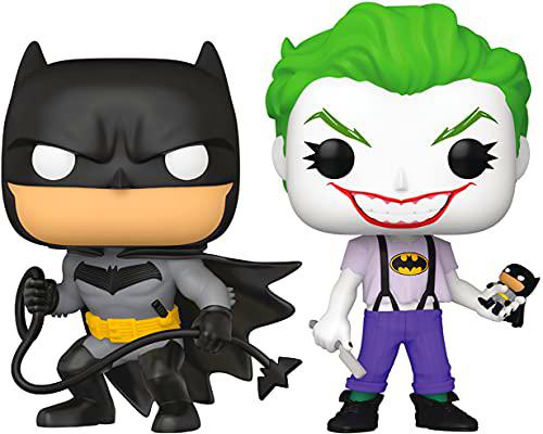 dc comics- Pop DC Heroes: Batman White Knight: Batman &amp; Joker Figura de PVC