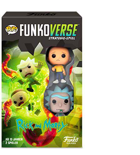 Funko 43485 Rick and Morty 100 Funkoverse - Juego de mesa (2 personajes