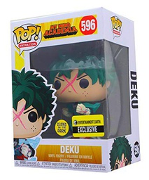 Entertainment Earth My Hero Academia Funko Pop Vinyl Figure l Glow-in-The-Dark Deku Full Cow