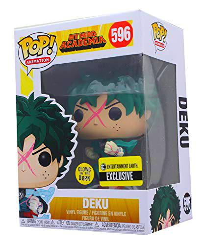 Entertainment Earth My Hero Academia Funko Pop Vinyl Figure l Glow-in-The-Dark Deku Full Cow