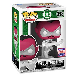 Funko DC Comics Green Lantern Pop! Heroes - Linterna blanca Sinestro de vinilo con figura de verano