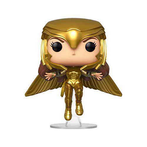 Funko - Pop! Wonder Woman 1984: Wonder Woman (Gold Flying Pose) Figura Coleccionable