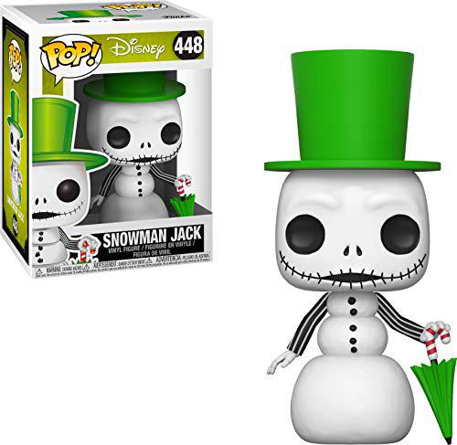 Funko - Pop! Disney: Nightmare Before Christmas - Snowman Jack Skellington Figura Coleccionable