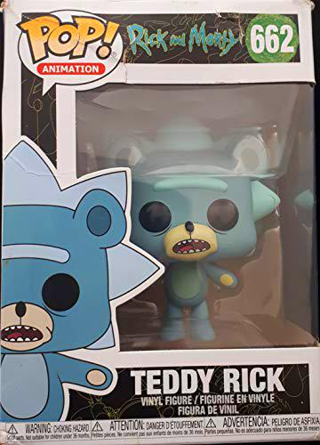 Pop Animation: Rick and Morty - Teddy Rick Edición Limitada Chase Pop! Figura de Vinilo (Incluye Funda Protectora Compatible)