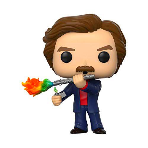 Disney Funko Pop! Movies #947 Anchorman Ron Borgoña con flauta (2020 Convención de Verano Exclusiva)