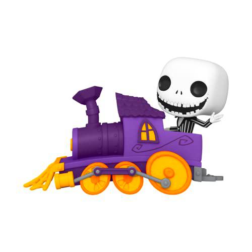 Funko- Pop Disney: Nightmare Before Christmas Jack in Train Engine Figura Coleccionable