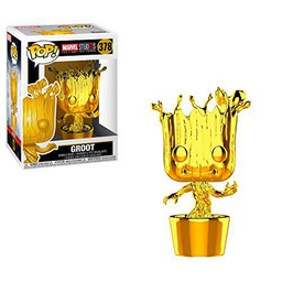 Funko 33514 POP Bobble: Marvel: Marvel Studios 10: Groot (Chrome)