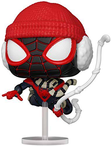 Funko 54692 POP Games: Spider-Man: Miles Morales- Miles (Winter Suit)