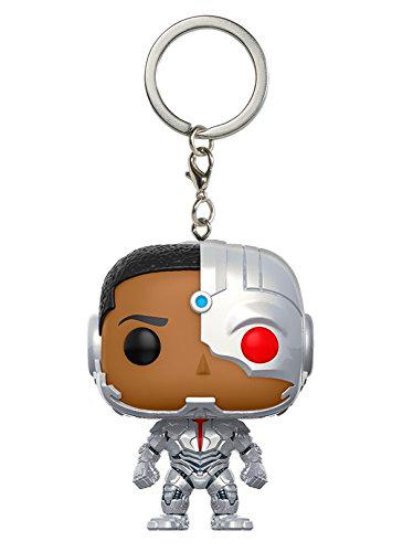 Funko 13793 DC 13793 &quot;Justice League Cyborg&quot; Pocket Pop Keychain Figure