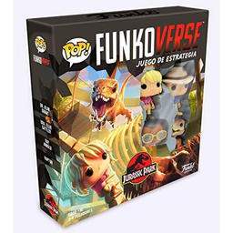 Funko- Pop Funkoverse 100-Base (Spanish) Jurassic Park Board Game