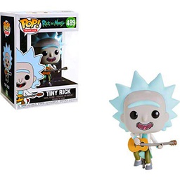 Funko - POP Tiny Rick w/ Guitarra Figura Coleccionable de Vinilo