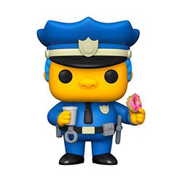 Funko- Pop Animation The Simpsons Chief Wiggum Juguete coleccionable