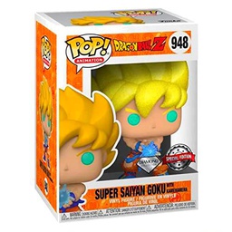 Funko Dragon Ball Z Diamond Collection Pop! Animación SS Goku (Kamehameha Wave) Figura de vinilo tema caliente Exclusivo