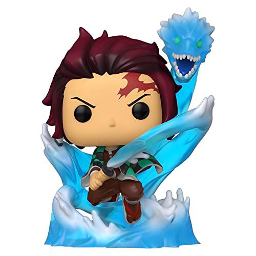 POP! Animación: Demon Slayer - Tanjiro con dragón (Exclusivo) (Resplandor en la oscuridad)