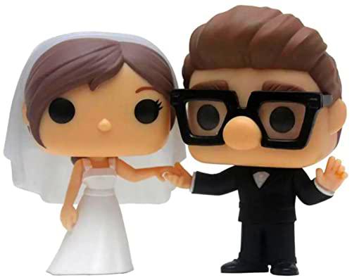 Funko 58860 Pop! Disney: Up - Boda Ellie &amp; Carl (edición especial 2 unidades)