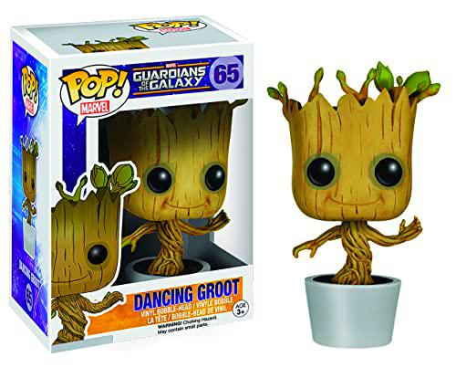 Funko Pop Bailando Figura de Vinilo Dancing Groot, colección Guardians of The Galaxy