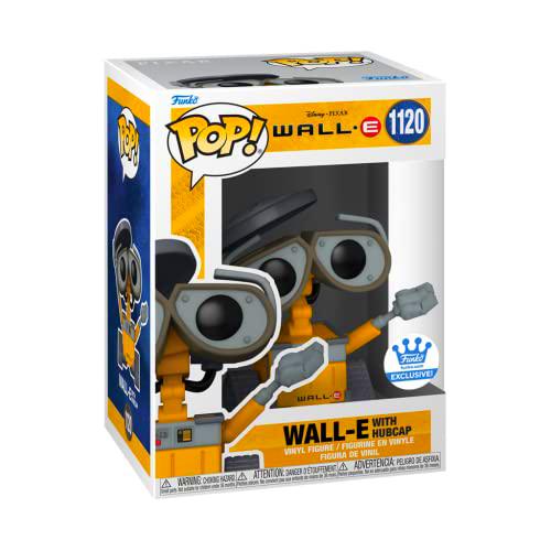 Funko 58142 Pop! Disney: Wall-E - Wall-E con tapacubos (Funko Exclusive) #1120