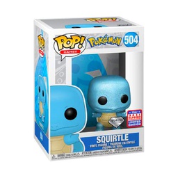 Funko 59197 Juegos de Pop: Pokémon - Squirtle (Diamond Glitter 2021 Summer Con Exclusive) #504