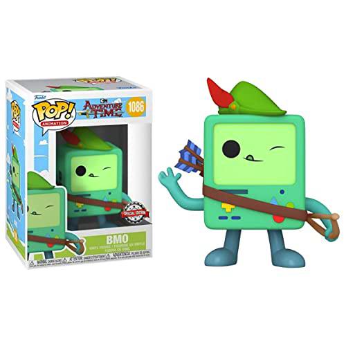 Funko- Pop Adventure Time BMO w/Bow #1086-Exclusive Special Edition Vinyl Figure (58849)