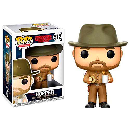 Stranger Things-Funko POP Hopper with Donut Figura de vinilo