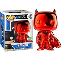 Funko Pop! DC Super Heroes Red Chrome Batman Shop Exclusive Vinyl Figure