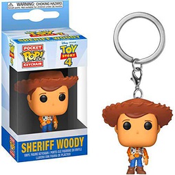 Funko Pop! - Llavero Pixar Toy Story 4 - Woody - Figura