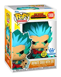 Funko POP Pop! Animación: My Hero Acadamia - Deku infinito con Eri Glow in The Dark Exclusivo