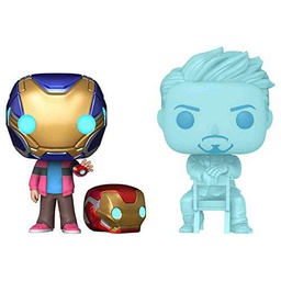 POP! Morgan &amp; Tony Stark Glows in The Dark 2 Pack Special Edition …