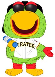 Funko- Pop Vinilo: MLB: Pirate Parrot (Pittsburgh) Figura Coleccionable