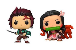 POP! Animation: Kimetsy No Yaiba - Juego de 2 figuras de demon Slayer)