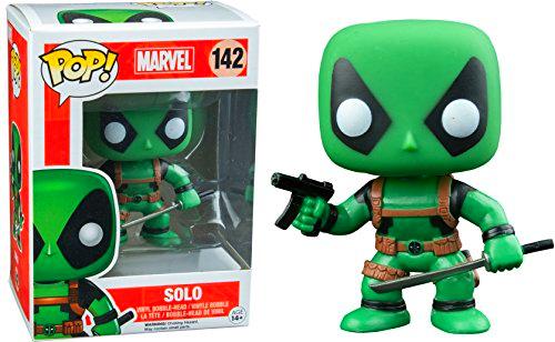 Funko 9351 - Marvel Comics, Pop Vinyl Figure 142 Deadpool Rainbow Squad, Solo