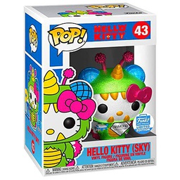 Funko Pop! Diamond Glitter Collection - Figura de vinilo con diseño de Hello Kitty [Sky] #43