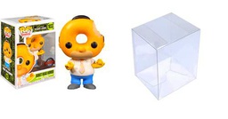 Funko Pop! The Simpsons Treehouse of Horror Donut Head Homer Edición especial Exclusivo con protector Pop