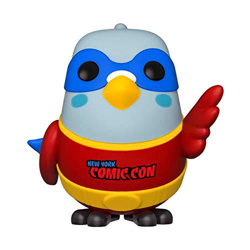 Funko Pop! Icons: NYCC Paulie Pigeon in Red New York Comic Con Shirt Fall Shared Sticker Exclusive 2019