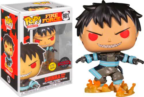 Fuerza de Fuego Funko Pop! Shinra (con fuego) (GITD) #981