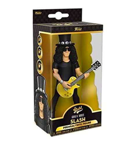 Funko Vinyl Gold 5&quot;: Guns N' Roses- Slash. Chase!! This Pop! Figure Comes with a 1 in 6 Chance of Receiving The Special Addition Alternative Rare Chase Version